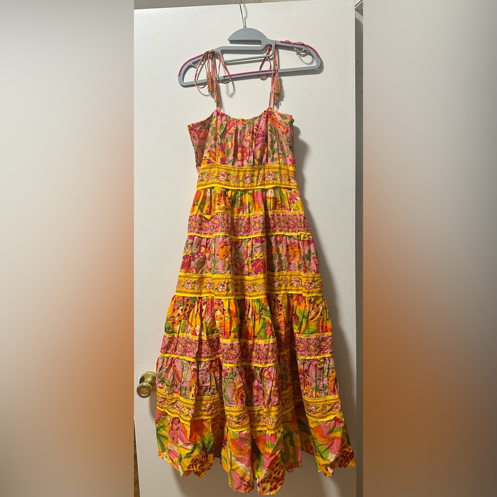 Farm Rio Paradise Midi Dress size XS - Picture 3 of 6